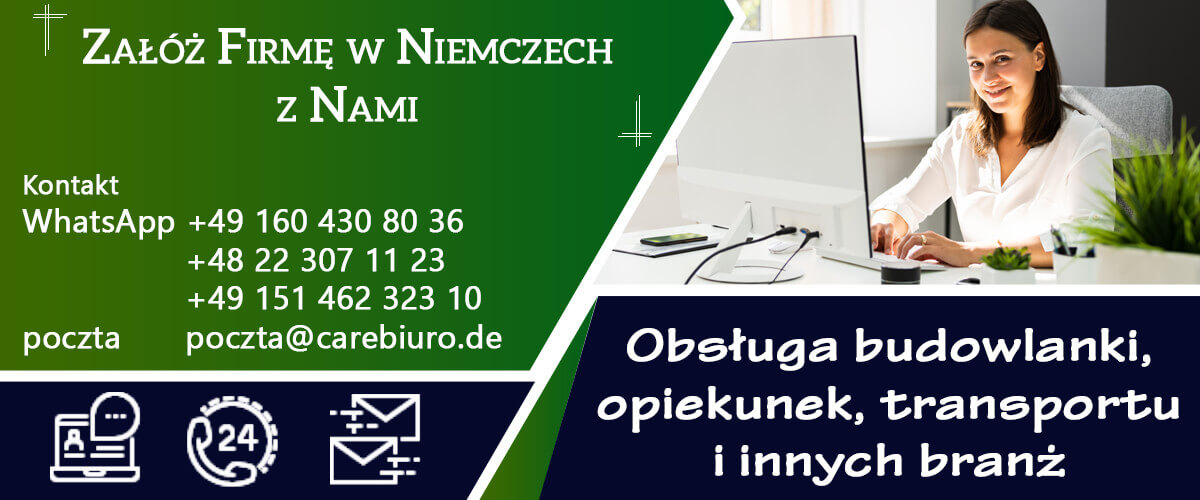 Zalozenie firmy w Niemczech