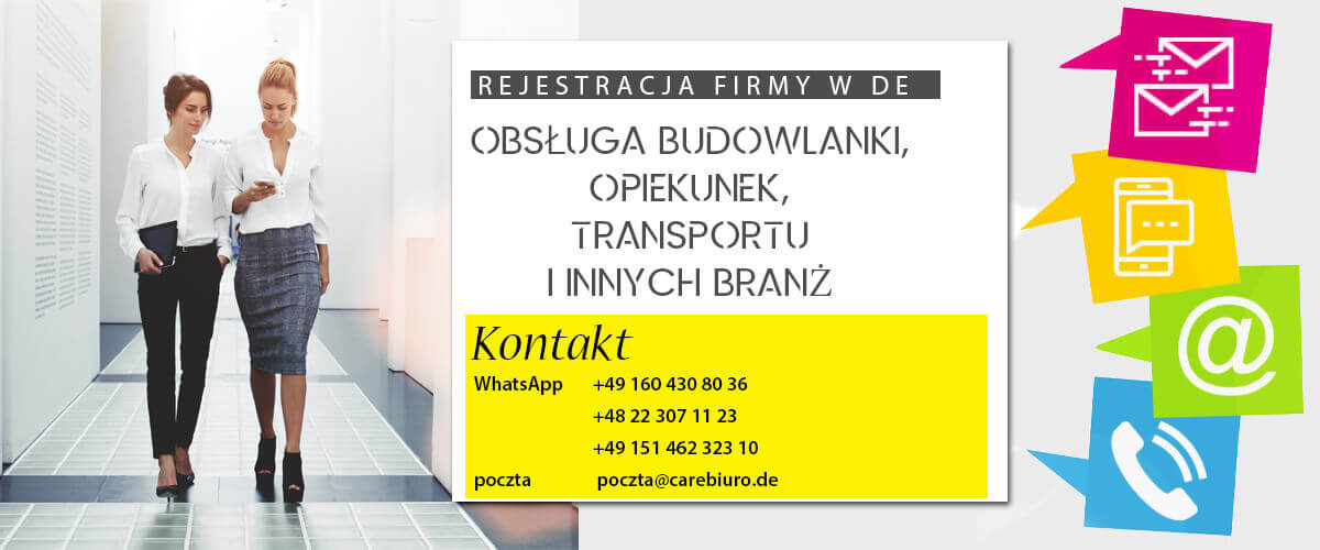 rejestracja firmy w Niemczech