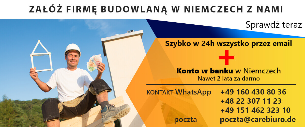 Jak zalozyc firme budowlana